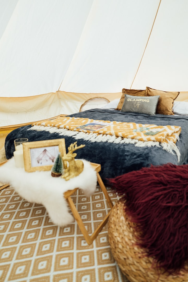 Our Gone Glamping package with everything you need to enjoy glamping n style!
